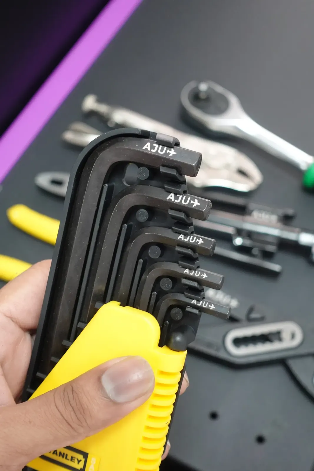 Allen keys laser marked